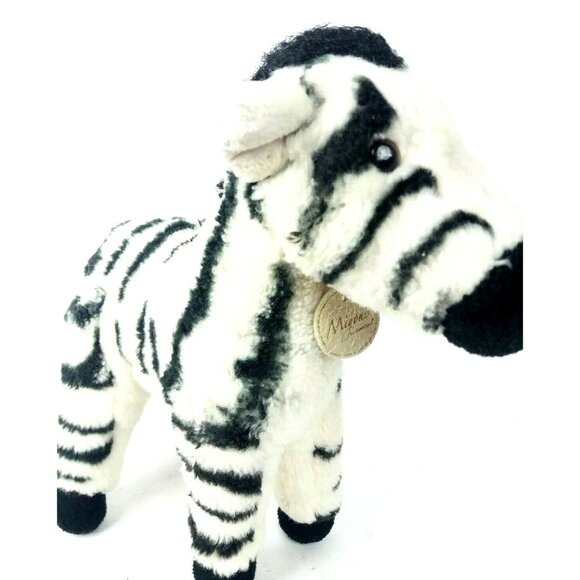 Aurora World Miyoni Soft Zebra Plush Animal EUC Stuffed Plushy Lovey 9" - Picture 2 of 8